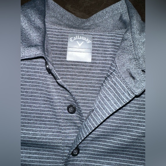 Callaway Dark Gray Polo Shirt for Men - Picture 3 of 4